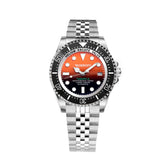 Bobroff Silver Stainless Steel Dress Watch